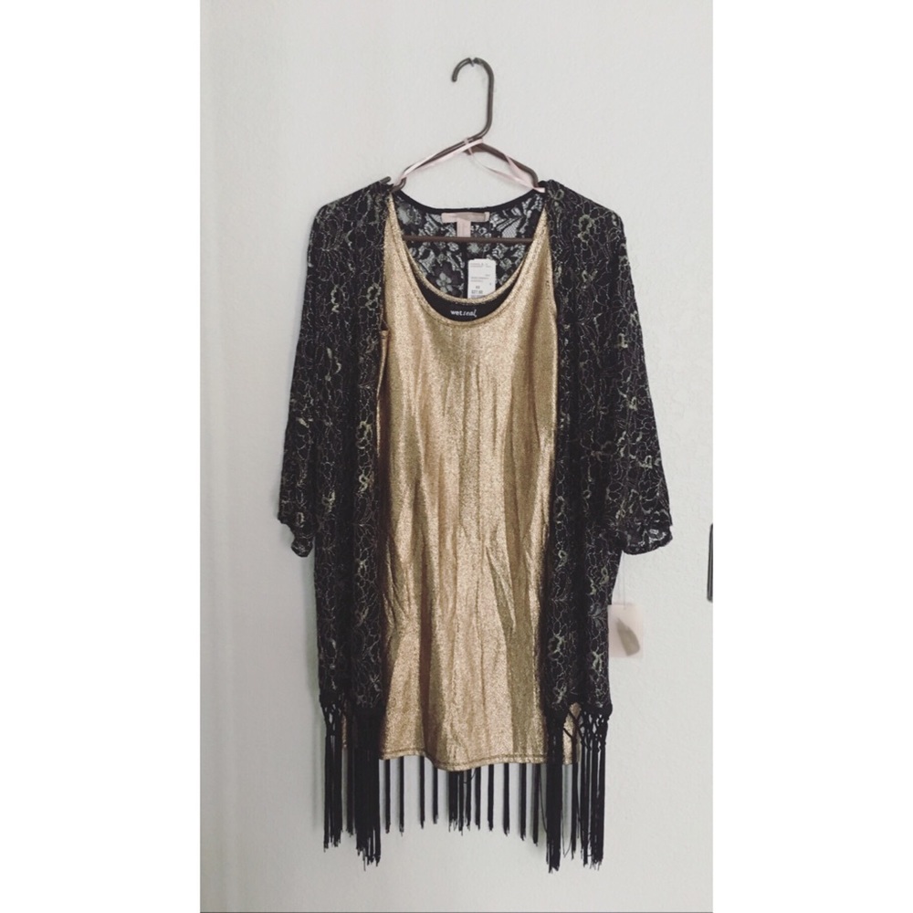 Gold Body Con Dress